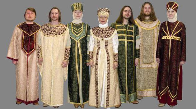 starodavna ruska oblačila
