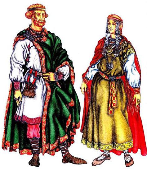 che i cittadini comuni indossavano nell'antica Russia