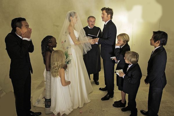 Jolie-Pitt Ślub para