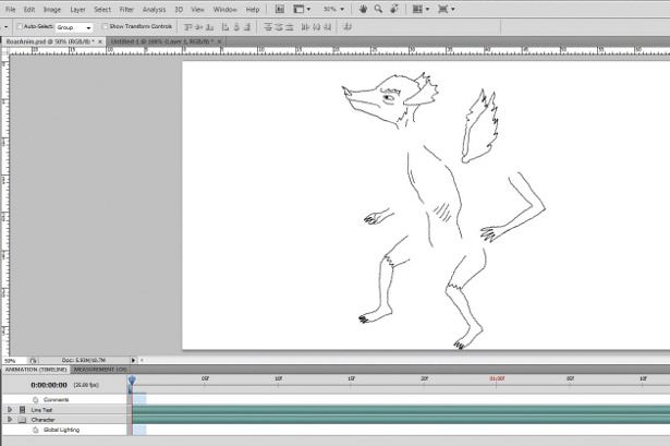 kako narediti animacijo v photoshopu