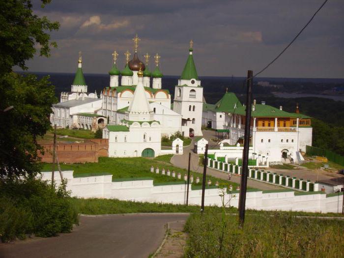 Zvěstování kláštera Nizhny Novgorod adresa