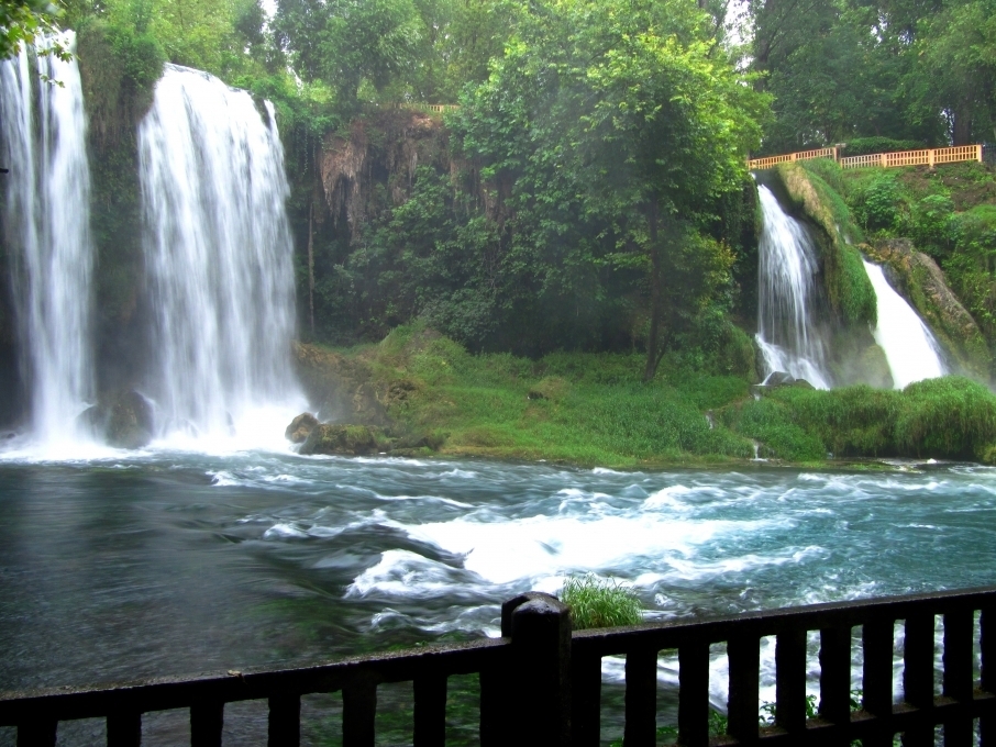 vodopády v Antalyi
