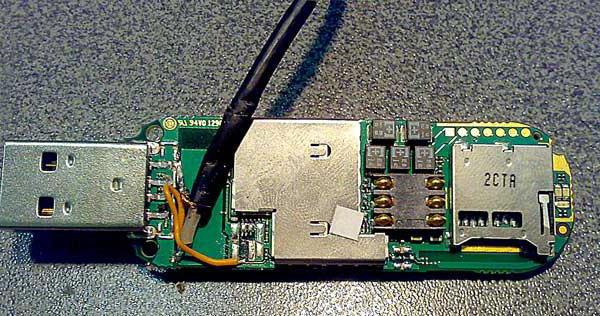 antena do schematu DIY modemu 3g