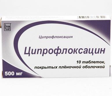 istruzioni per l'uso di ciprofloxacina