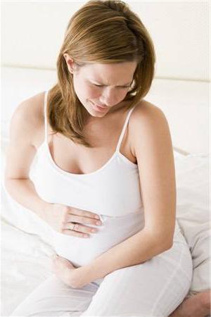 apendicitida u těhotných žen, symptomy