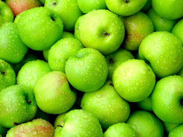 jabolčno zeleno BJU