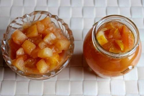 jabolčno marmelado s pet minutnimi rezinami