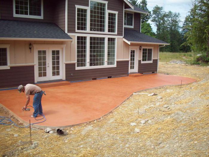 гумена боја за бетон за вањске радове