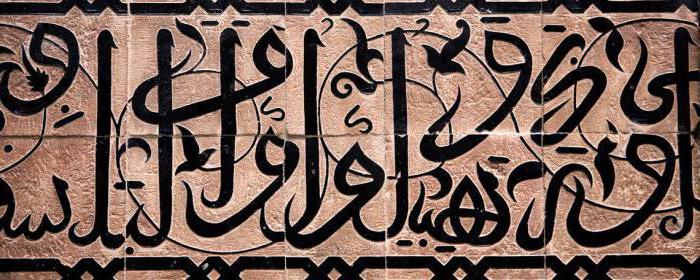 lettere dell'alfabeto arabo