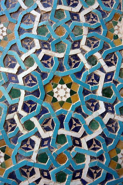 arabski kwiatowy ornament