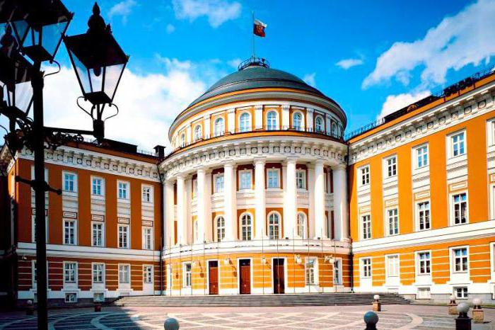 Senátní budova v Moskvě Kremlu
