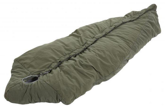 značilnosti vojaške spalne vreče