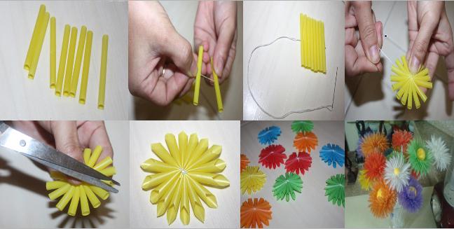 jak zrobić sztuczne kwiaty własnymi rękami