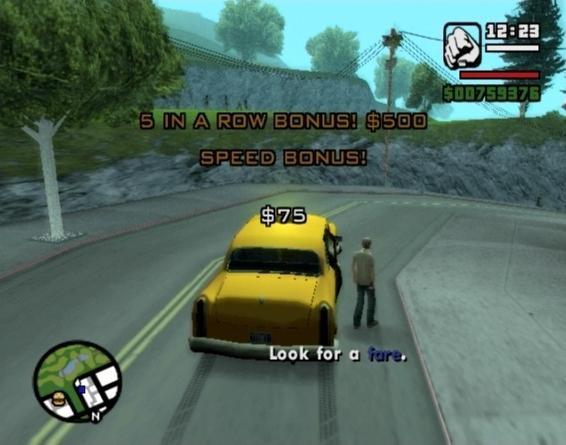 GTA San Andreas Jak dostać się taksówką