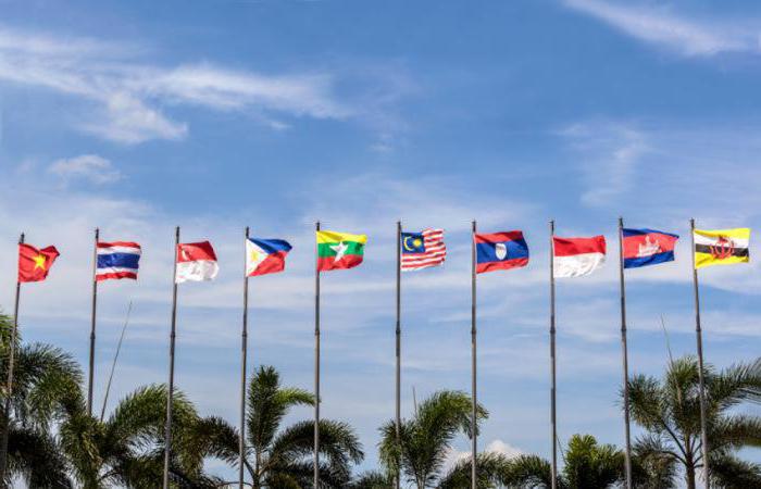 Kraje ASEAN: lista