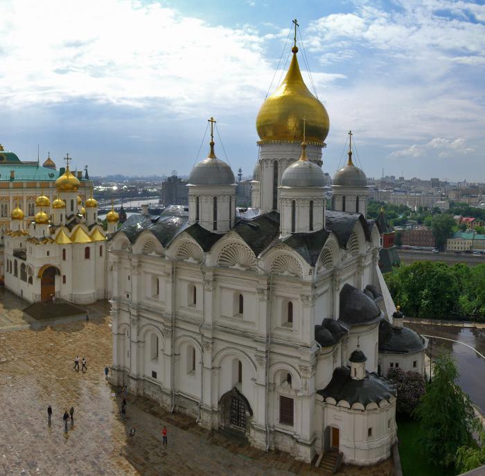 Katedrale v Moskvi Kremlju