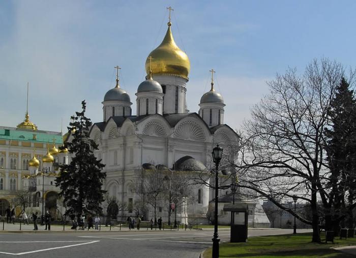 Dormition katedrala v Moskvi Kremlju