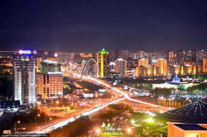 hlavním městě Kazachstánu