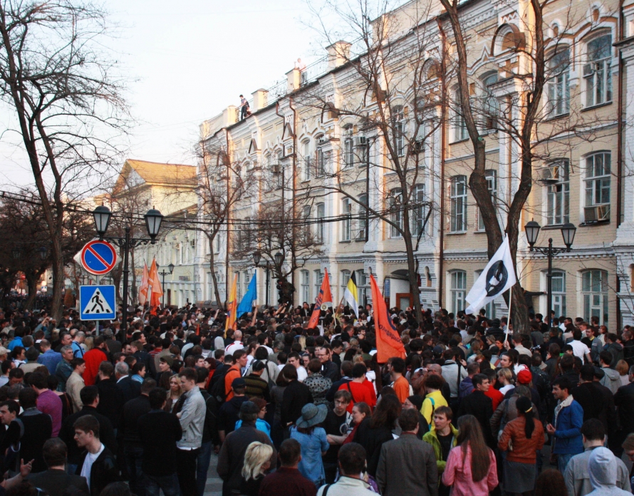 Rally v Astrachánu