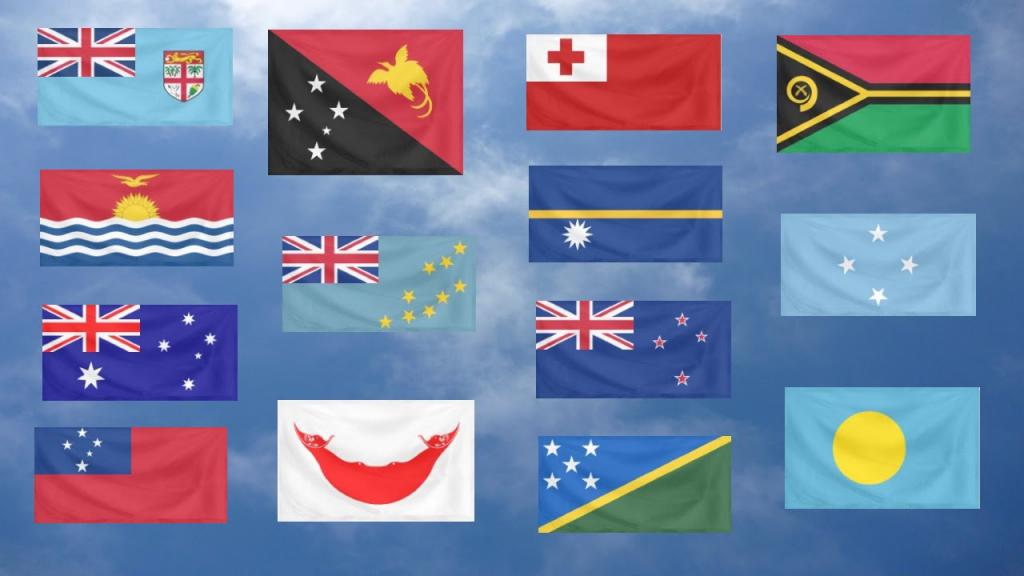 Флагове на Океания