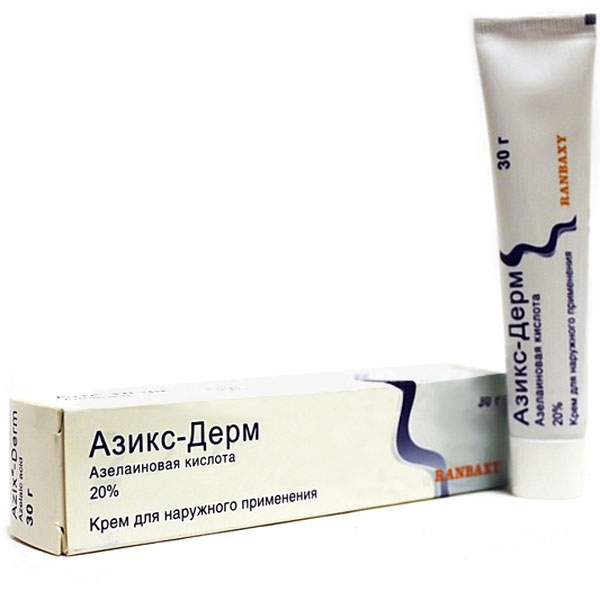 pripravki z azelaično kislino za akne
