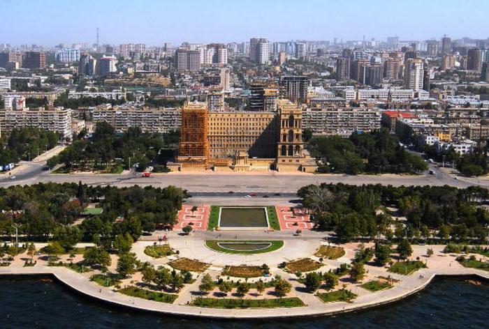 Główne miasta Azerbejdżanu