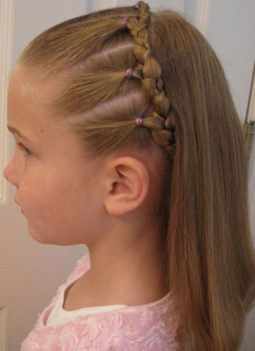 acconciature per bambini per capelli lunghi fai da te foto
