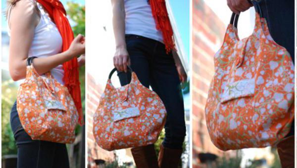do-it-yourself taška na textil