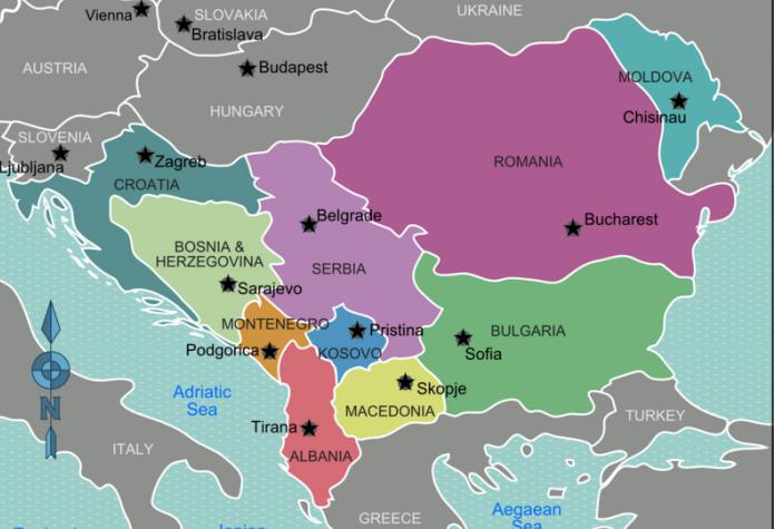 země balkánského poloostrova