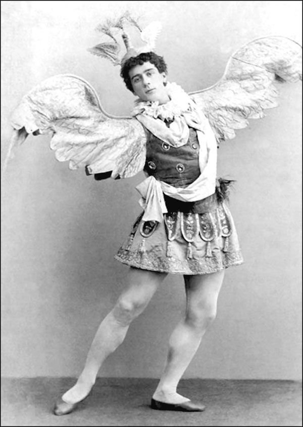 Mikhail Fokin w balecie "Blue Bird"