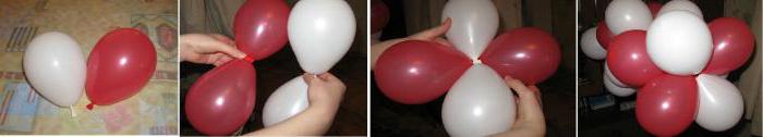 girlande balonov naredite sami fotografijo