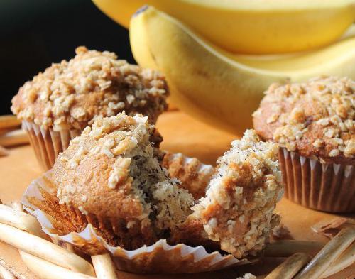 banán muffins recept