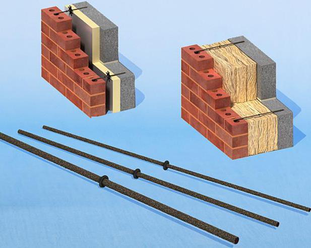 базалтни гъвкави връзки за зидария