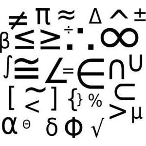 historia znaków i symboli matematycznych