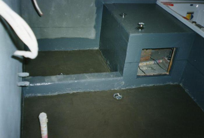 vodotesnost poda kopalnice pod ploščico