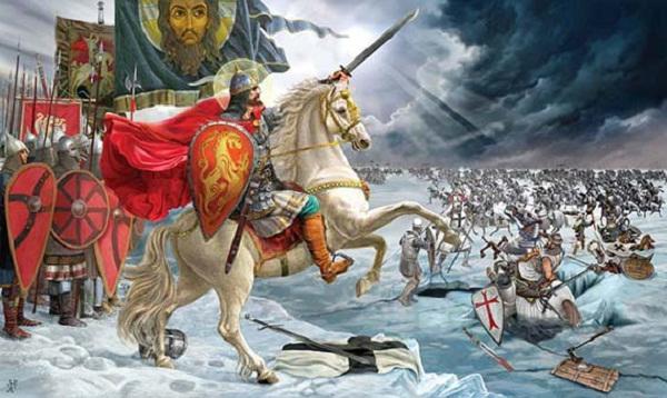 Александър Невски битка на езерото