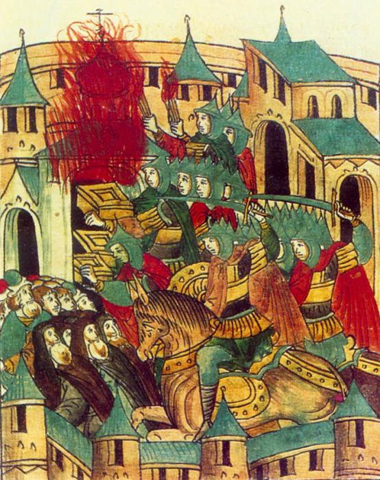 Нахлуването на хан Бату в Русия