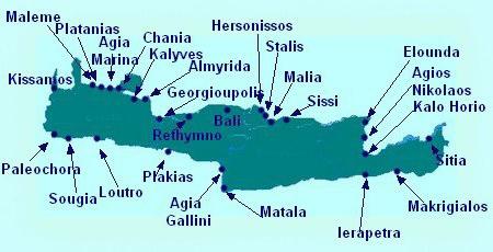 Плажове на Крит