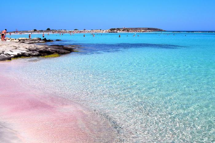 písečné pláže na Krétě