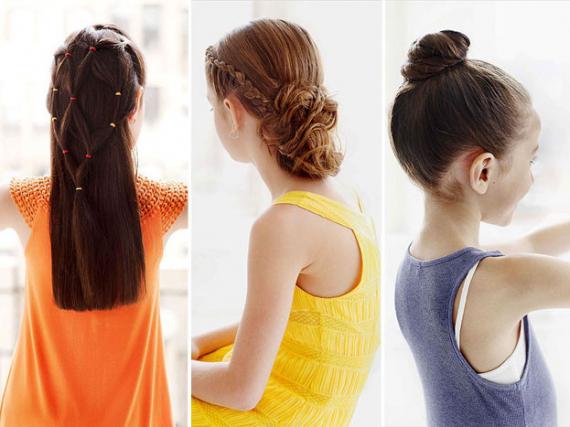 jednostavna frizura za djevojke dugu kosu