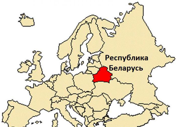 Area della Bielorussia