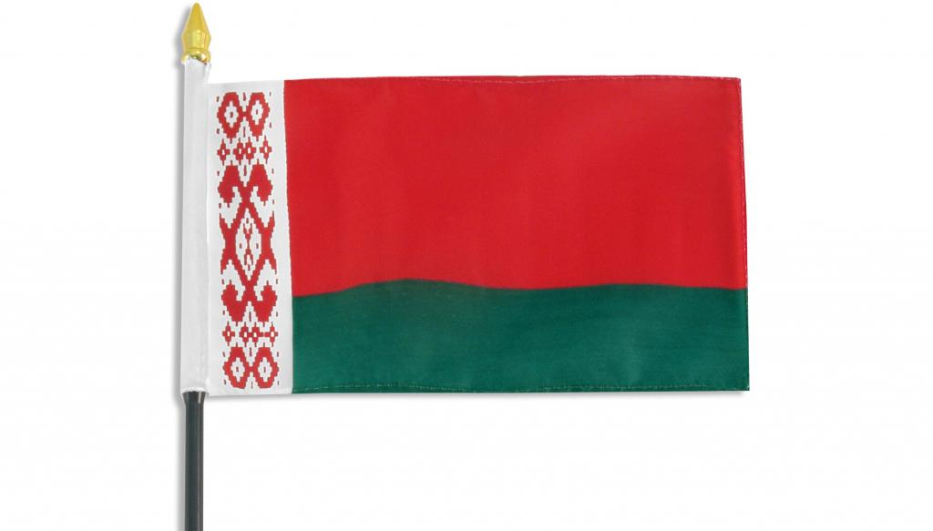 Какво прави украшение на белоруски флаг