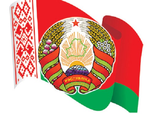 Как изглежда флагът на Беларус?