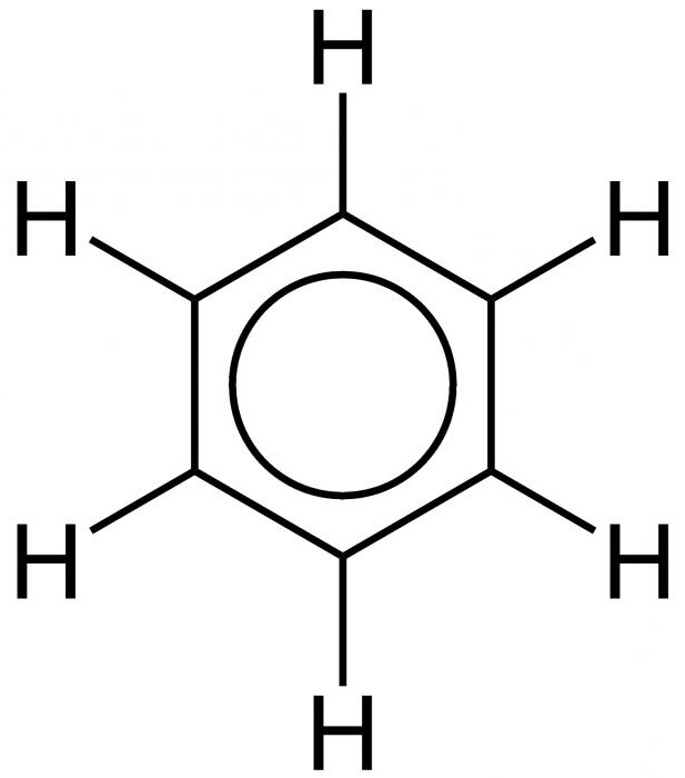 formula elettronica di benzene