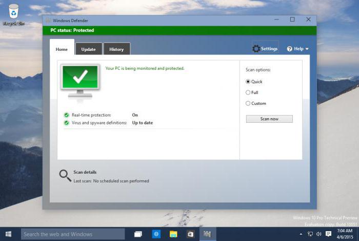 antivirus pro Windows 10
