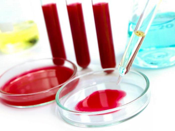standard per l'analisi biochimica del sangue negli adulti