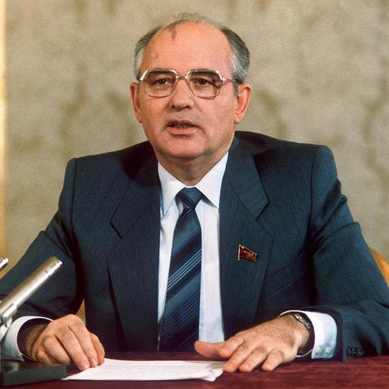 historický portrét Gorbačov