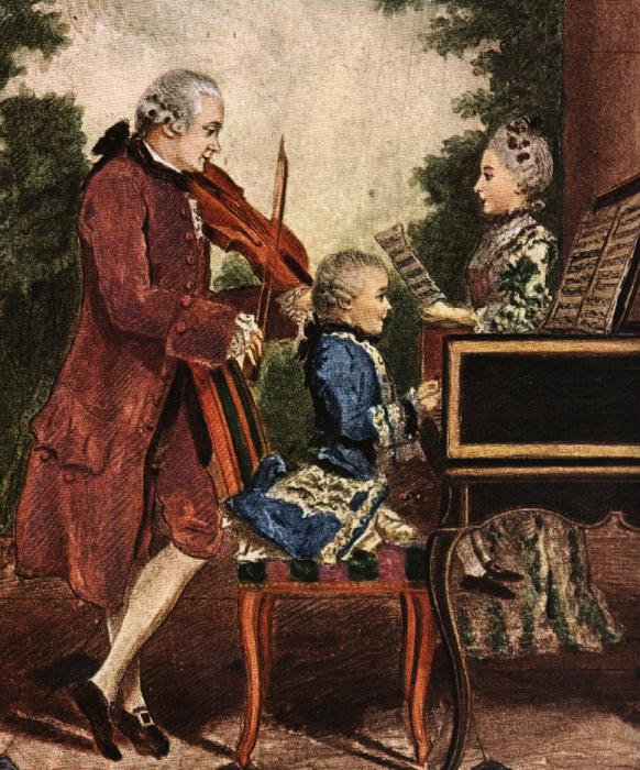 La biografia di Mozart brevemente