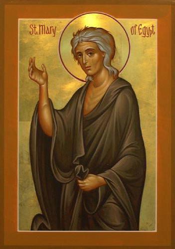 svatá Mary má egyptskou ikonu