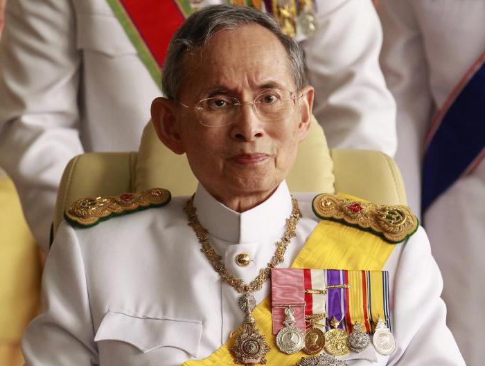 král thajska